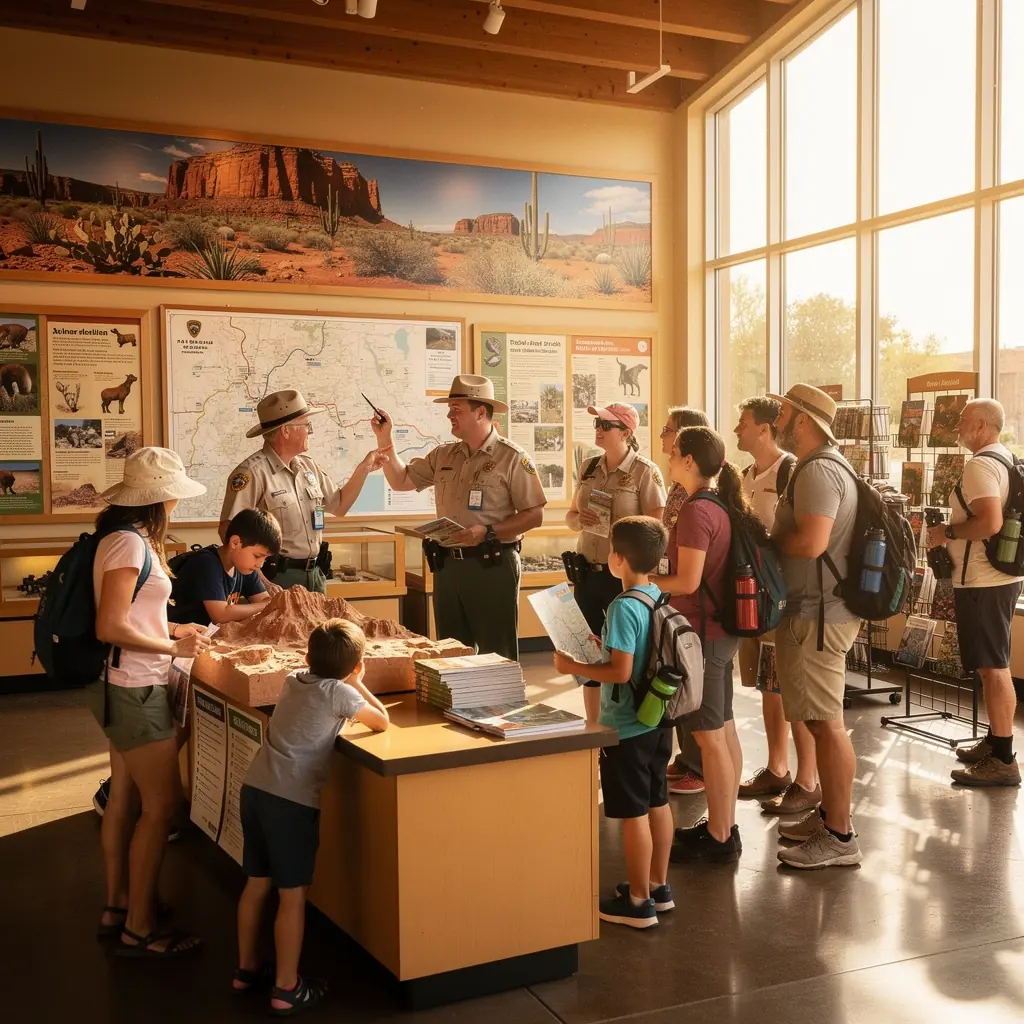 Turysta fotografujący dziką przyrodę w parku, z aparatem w ręku.