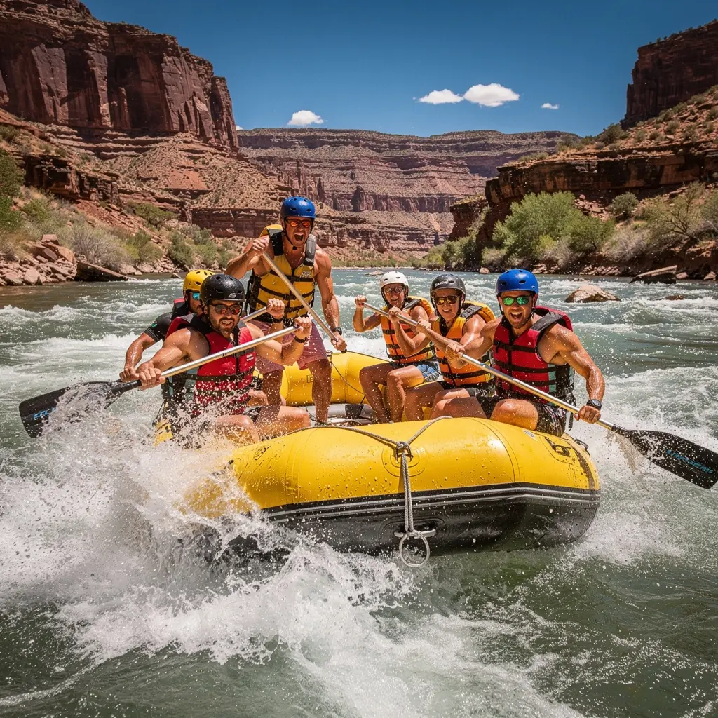 Listy kontrolne do pakowania, leżące obok sprzętu turystycznego.
